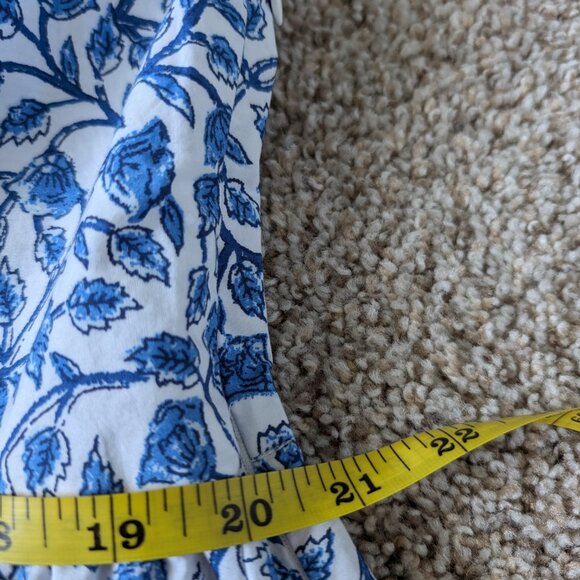 NWT J Crew Dress square neck banana block print 18T (18 Tall) - Picture 8 of 12